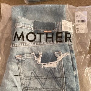 MOTHER JEANS- High Waisted Hiker Hover in Slay It With Flowers